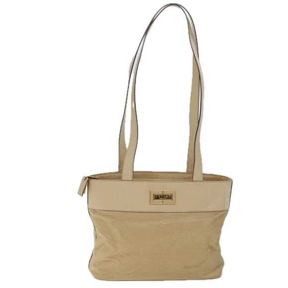 CELINE Shoulder Bag Canvas Beige - Picture 2 of 12